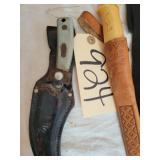 J. Martteiru Timland Hand ground stainless knife,