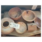 Handmade wood bowls