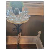 Candle stand, crystal holder