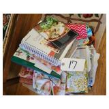 Cookbooks, linens