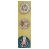 3 decorative plates