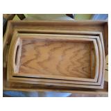 Wooden trays