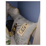 2 Bee Pillows, Black Table Cloths (3)
