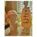 Bust Statue Bank, Oval chalk plaque,statue