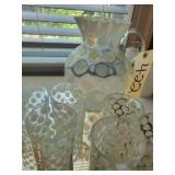 Fenton Coin Dot, Hobnail 6 Coin Dot