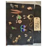 Assortment of earrings