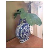 Blue & white vase
