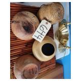 Wallace Woodworking cherry & oak bowls
