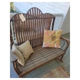 Primitive wooden rocker