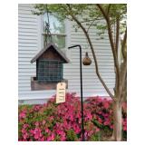Bird house, stand, hanging gord