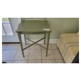 GREEN SIDE TABLE 23W X 19D