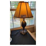 VINTAGE BEADED TABLE LAMP