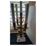 PLUG-IN VINTAGE 5 ARM CANDELABRA