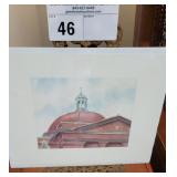 JANE JACKSON PRINT W/ EASEL