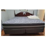KING SIZE BED W/ MATTRESS