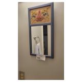 EMBROIDERED MINIATURE MIRROR