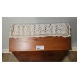 VINTAGE WOODEN POTATO STORAGE BOX