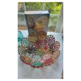DECORATIVE BOX & BOHO STYLE WOVEN BASKET