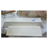 RABBIT PILLOW, 2 WALL SHELFS,DECOR ARTIFIC. TREE
