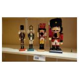 4 CHRISTMAS NUTCRACKERS