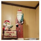 ASSORTED SANTA CLAUS DECORATIONS