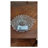 GLASS HANDLED PLATE