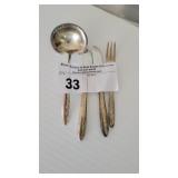 ASSORTED STERLING SILVER UTENSILS