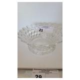 PEDESTAL CRYSTAL BOWL