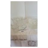 ASSORTED VINTAGE GLASS DISHES