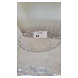 VINTAGE FOSTORIA GLASS SERVING DISH