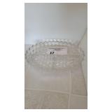 VINTAGE GLASS RELISH DISH