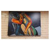 ABSTRACT PRINT BY BRUNO MASCOLO 40W X 30T