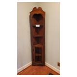 WOODEN CORNER CABINET 16W X 68T