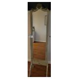 DISTRESSED CHEVAL MIRROR 18W X 66T