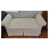 CREAM COLOR SLIPCOVER SOFA