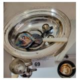 ASSORTMENT SILVER PLATED ITEMS