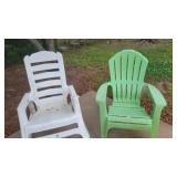 OUTSIDE PLASTIC CHAIRS