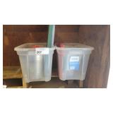 PLASTIC STORAGE TOTES