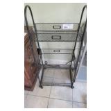 TIERED  BASKET ROLLING CART