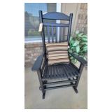 BLACK ROCKING CHAIR