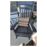 BLACK ROCKING CHAIR