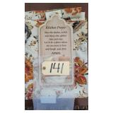 BEE & WILLOW 152 X 213CM FALL COLOR TABLECLOTH