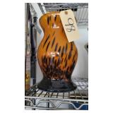 HANDBLOWN AMBER COLOR VASE