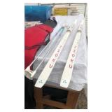 Cross country skis and boots