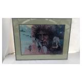 J. Van Zyle print, Alaska 1980