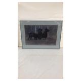 Patrick Sawyer print 1985 Black Lab puppies