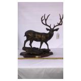 Beautiful Bronze Elk Statue