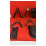 lot of 4 leatherman knives