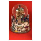 Large snow globe music box, and more