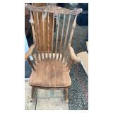 Beautiful antique wood rocking chair